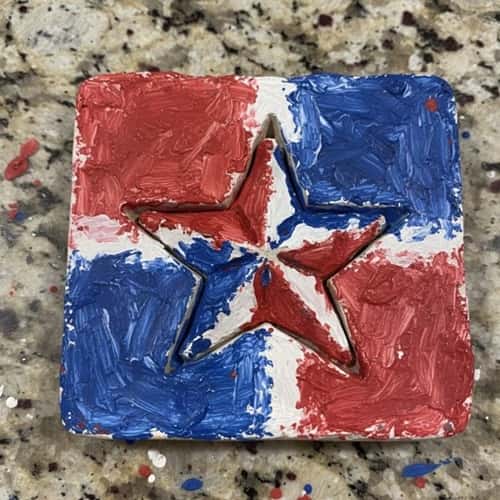 8. Chunky Patchwork Star Block