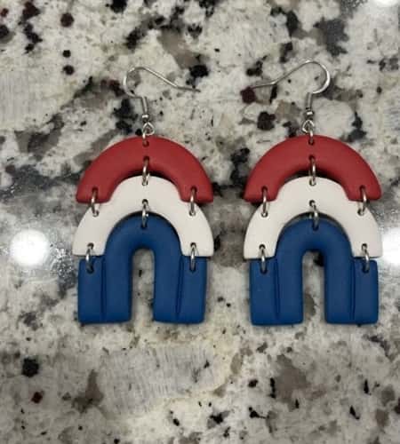 9. Geometric Color Block Arches