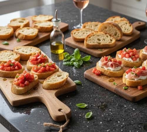 Bruschetta Appetizer Serving