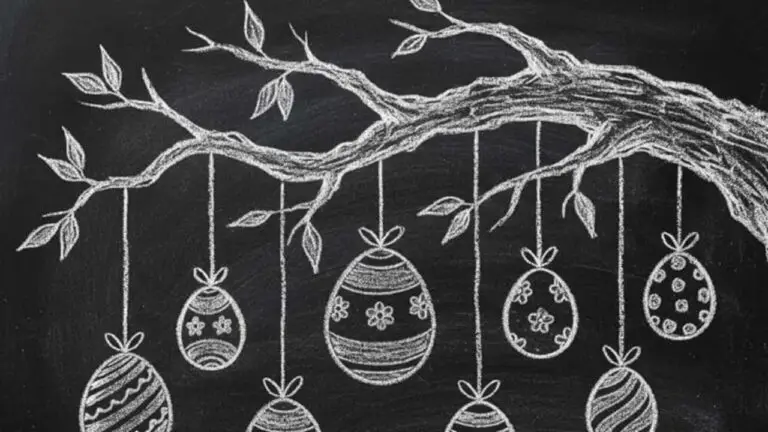 Easter Chalkboard Art Ideas - featured