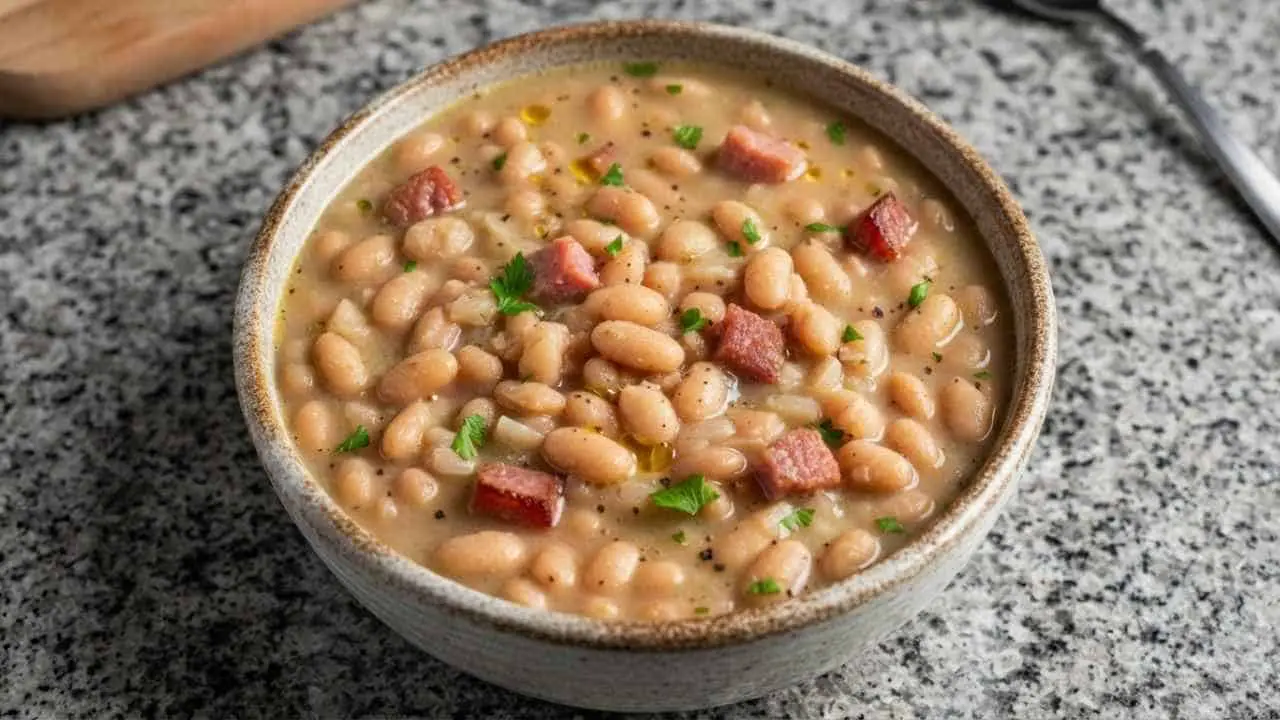 Ham and Bean Soup Recipe With Great Northern Beans - featured