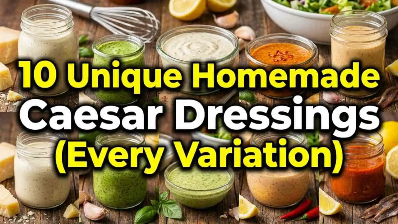 Homemade Caesar Dressings