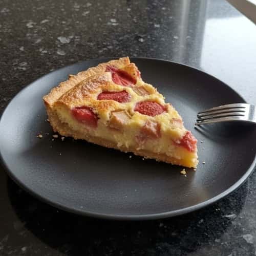 Ingredients Needed To Make Strawberry Rhubarb Frangipane Tart
