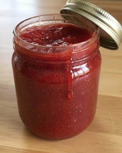 Ingredients Needed To Make Strawberry Rhubarb Jam Recipe