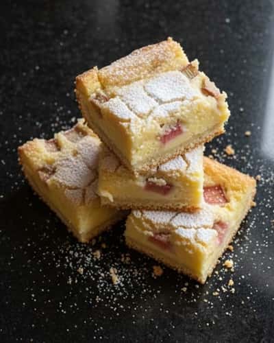 Ingredients for Rhubarb Custard Bars