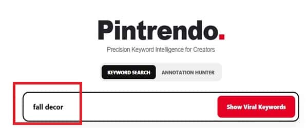 Step 1 - Enter a Seed Keyword