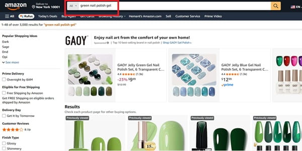 Step 1 - Find a Seed Keyword on Amazon