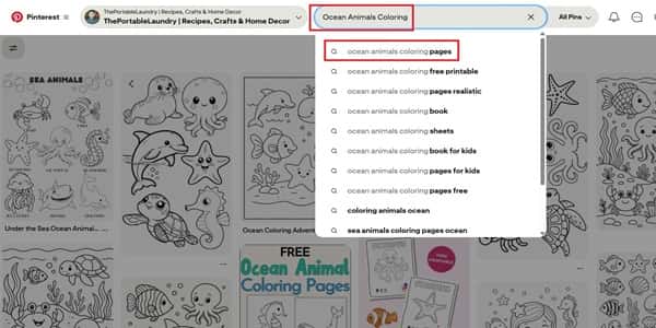 Step 2 - Confirm Pinterest Search Intent