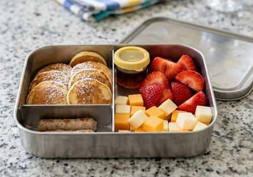 1. Mini Pancake Lunch Box Bites