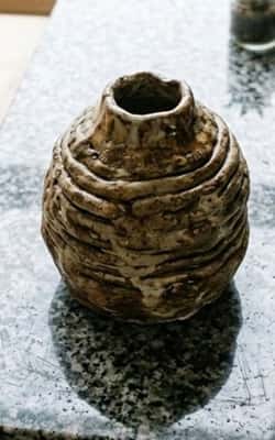 1. Rustic Coil Pottery Clay Vase