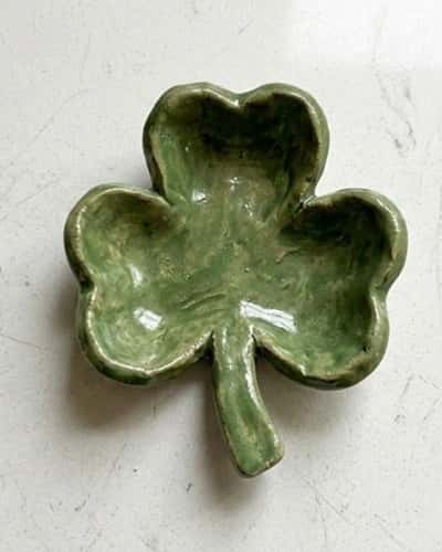 1. Shamrock Pinch Pot