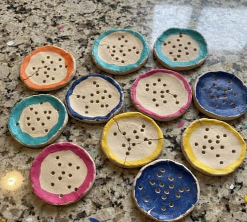 10. Clay Sun Catcher Discs