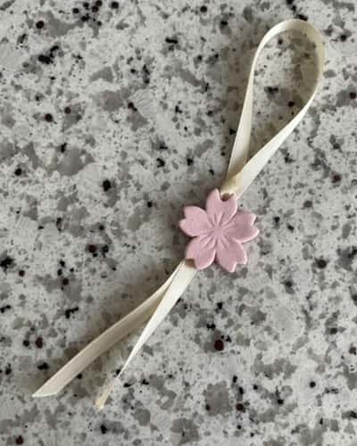 10. Sakura Clay Bookmark Charm
