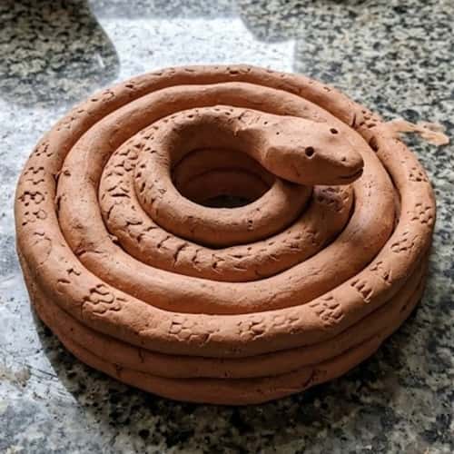 11. Coil Snake Sculpture