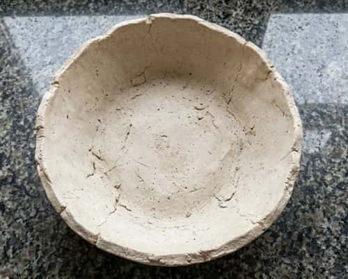 12. Raw Edge Boho Bowl