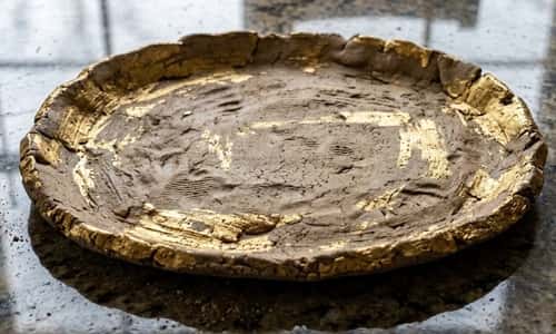 2. Clay Jewelry Tray with Finger Texture