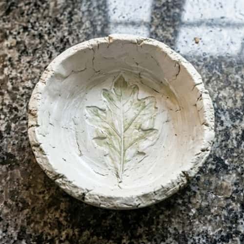 2. Minimalist White Ring Dish