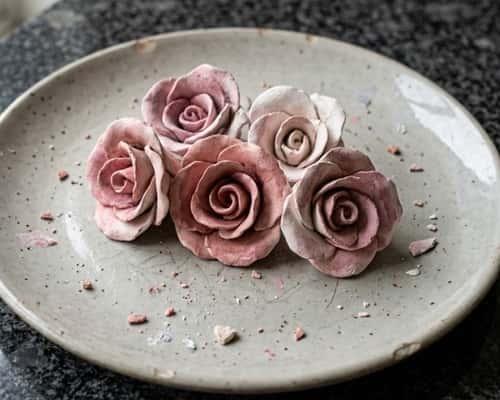 3. Clay Rose Bouquet
