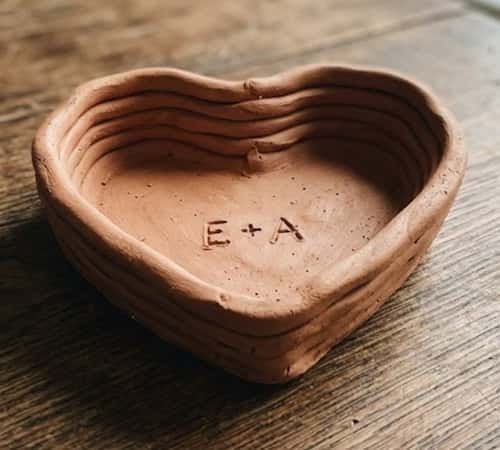 3. Coil Heart Trinket Dish