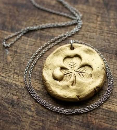 3. Lucky Coin Charm Necklace