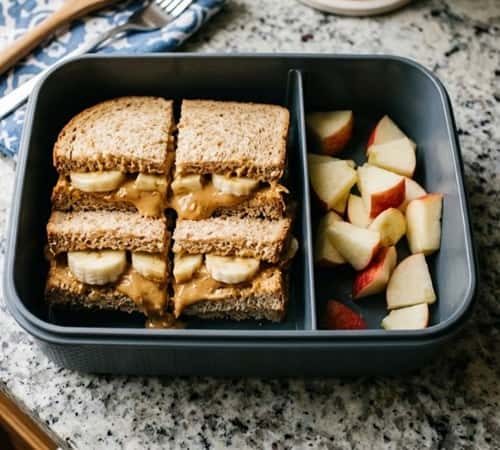 4. Peanut Butter Banana Sandwich Box