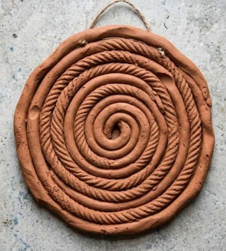 4. Spiral Coil Wall Hanging