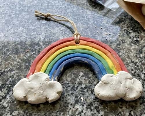4. St. Patrick's Day Rainbow Hanging Decoration