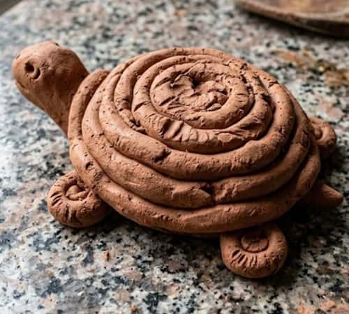 5. Coil Clay Turtle