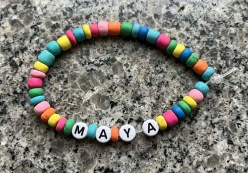 5. Name Letter Anklet