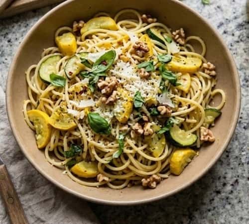 5. Summer Squash Pasta