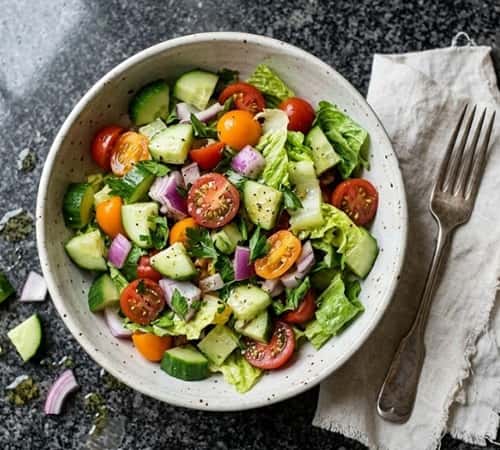 6. Fresh Spring Salad with Citrus Dressing