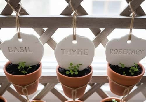 6. Hanging Plant Labels