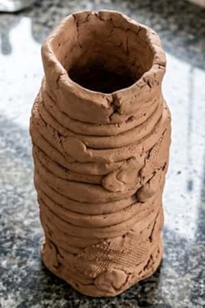 6. Textured Coil Vase