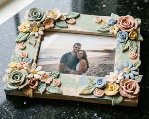 7. Clay Photo Frame Border