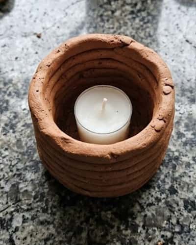 7. Coil Candle Holder
