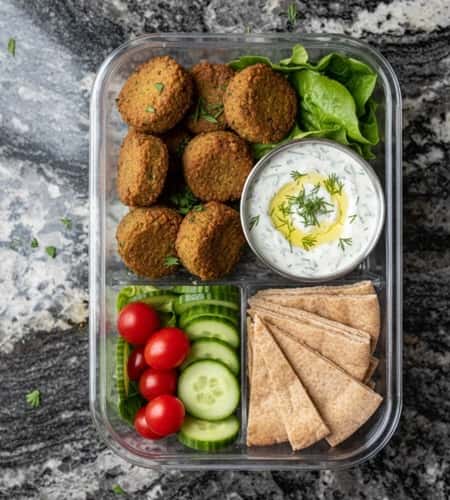 7. Falafel Mediterranean Lunch Box