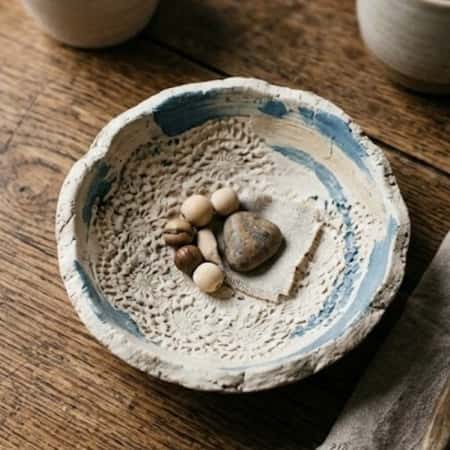 7. Stamped Pattern Bowl