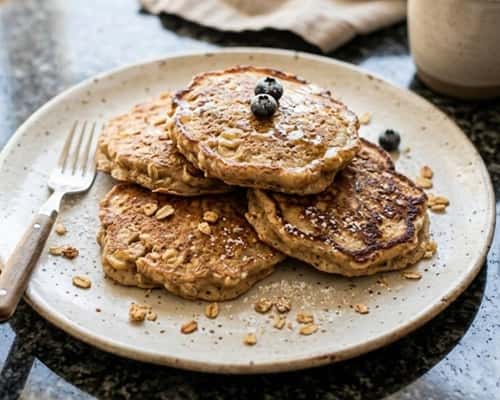 8. Banana Oat Pancakes