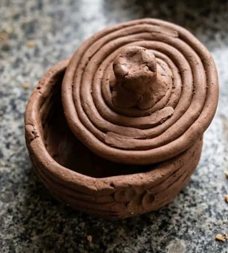 8. Coil Jewelry Bowl with Lid