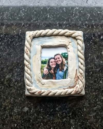 8. Mini Clay Picture Frames