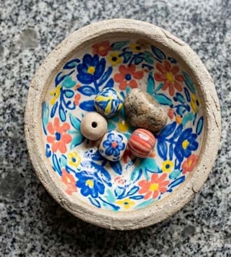 8. Painted Inside Accent Bowl