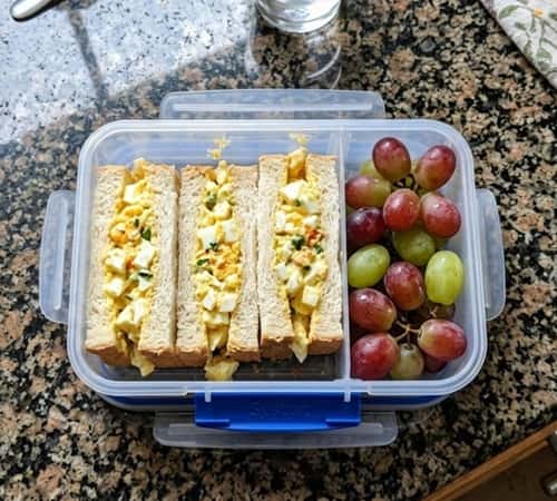 9. Egg Salad Mini Sandwiches