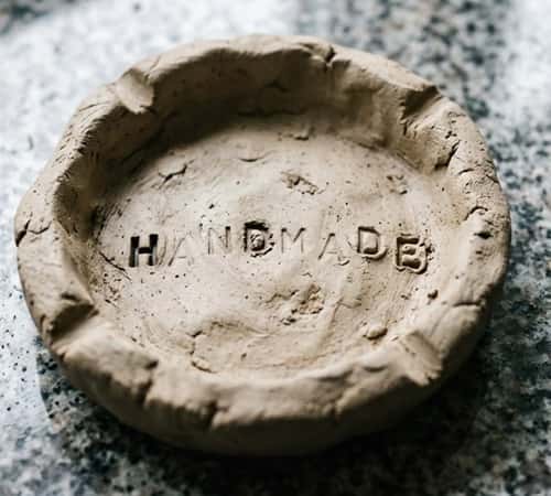 9. Letter Stamped Ashtray