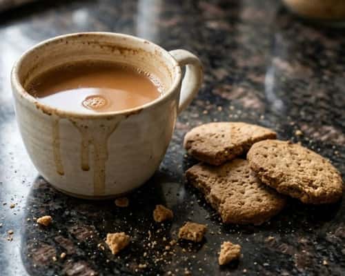 9. Masala Chai + Butter Biscuits Setup