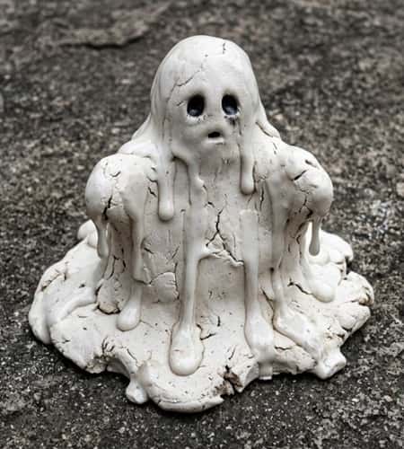 9. Melted Ghost Effect Sculpture