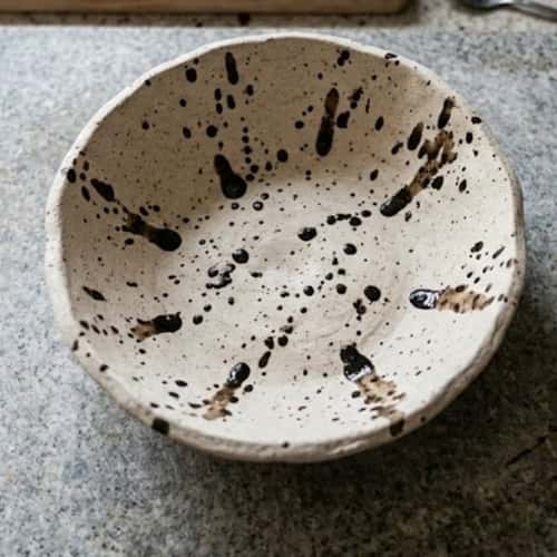 9. Speckled Stone Look Bowl