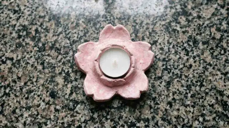 Air Dry Clay Crafts For Japanese Cherry Blossom Season