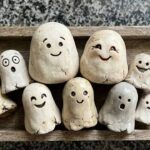 Clay ghost projects for halloween and everday crafts - featured