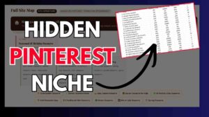 hidden pinterest niche