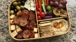 Mediterranean Charcuterie Lunch Box Ideas - featured